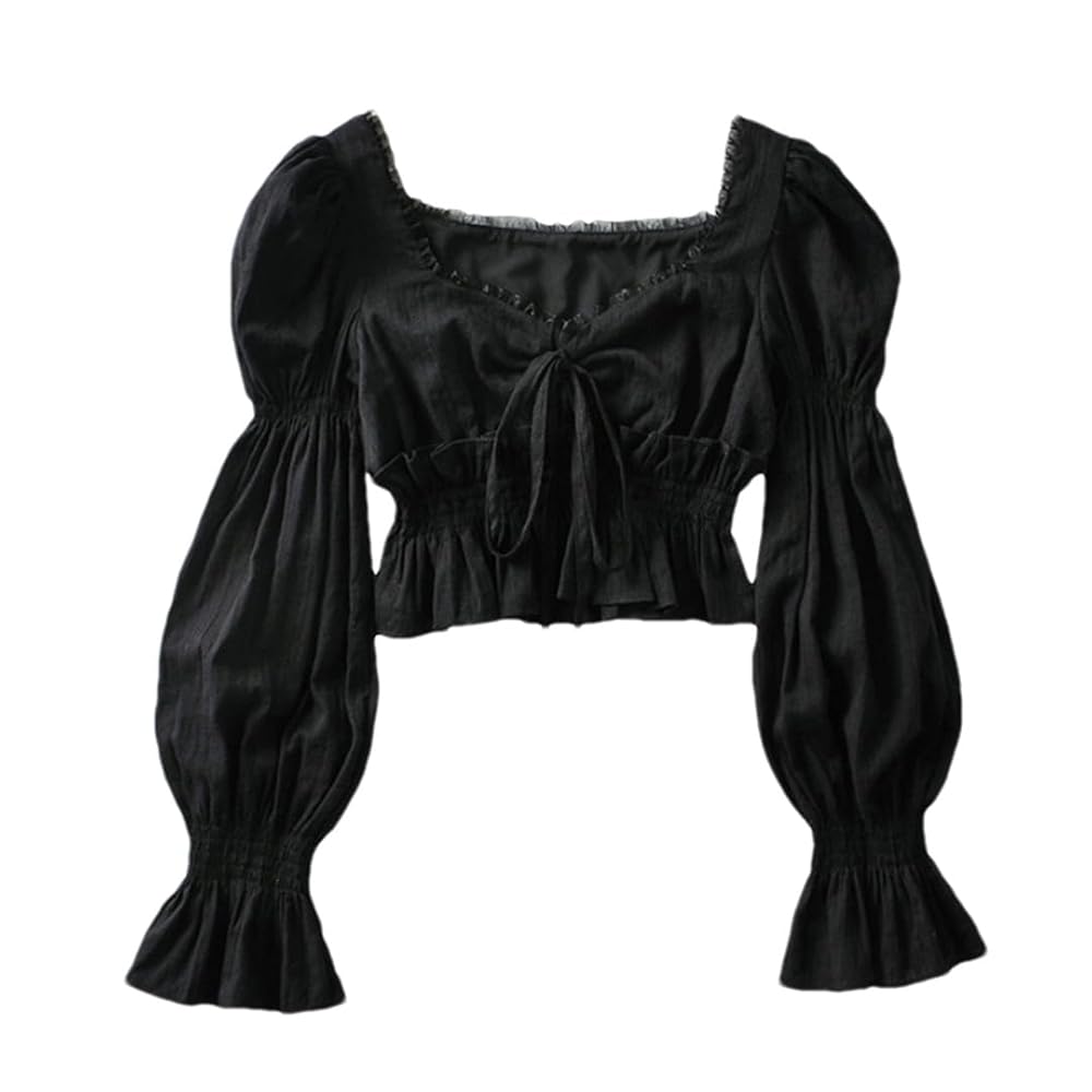 トップス louren puff sleeve over blouse (black) il_fullxfull.2821409810_lxiv.jpg